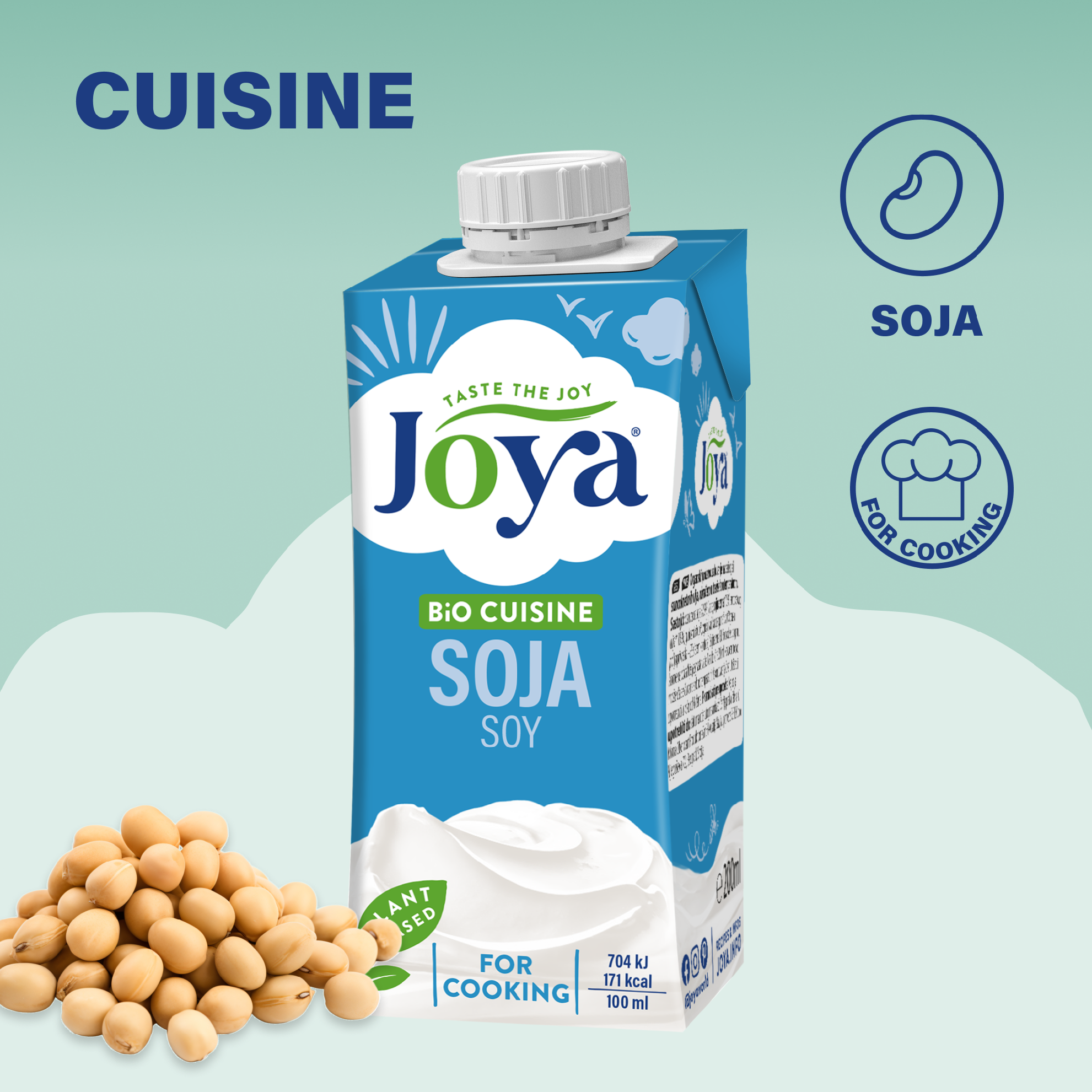 JOYA CUISINE BIO sójový nápoj na vaření (200 ml)