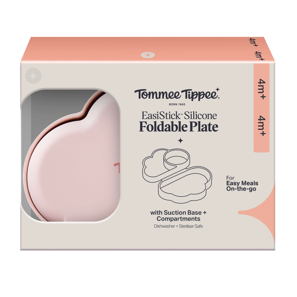 Tommee Tippee Silikonový svačinový box, růžový