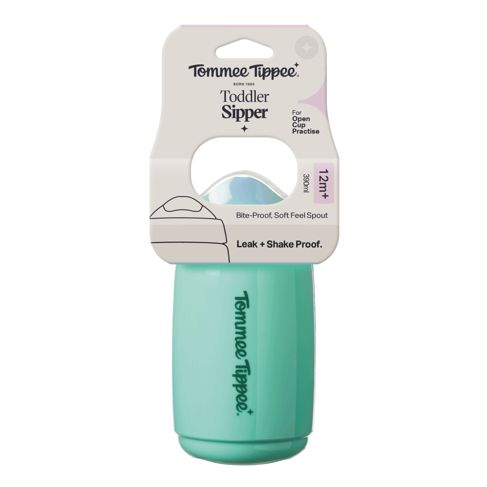 Levně Tommee Tippee Superstar Sipper netekoucí hrneček 390 ml, 12m+, zelený