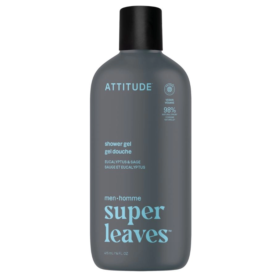 Pánský sprchový gel ATTITUDE Super leaves - eukalyptus a šalvěj 415 ml