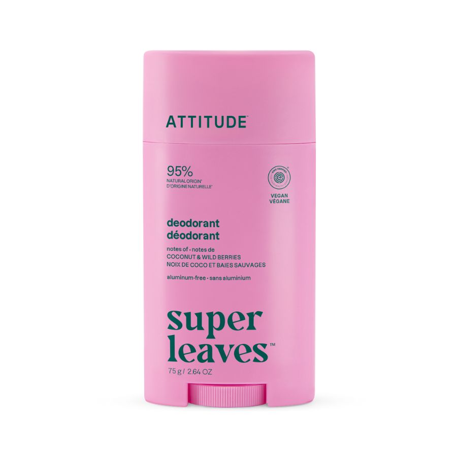 Přírodní deodorant ATTITUDE Super leaves - kokos a lesní plody 75 g