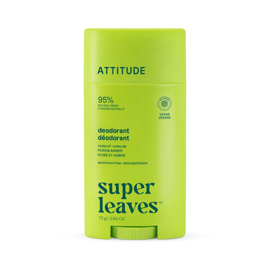 Přírodní deodorant ATTITUDE Super leaves - hruška a amber 75 g