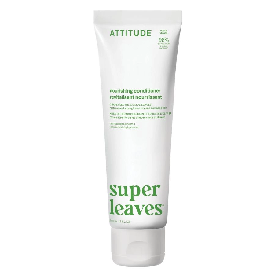Vyživující kondicionér pro suché vlasy ATTITUDE Super leaves - hroznový olej a olivové listy 240 ml