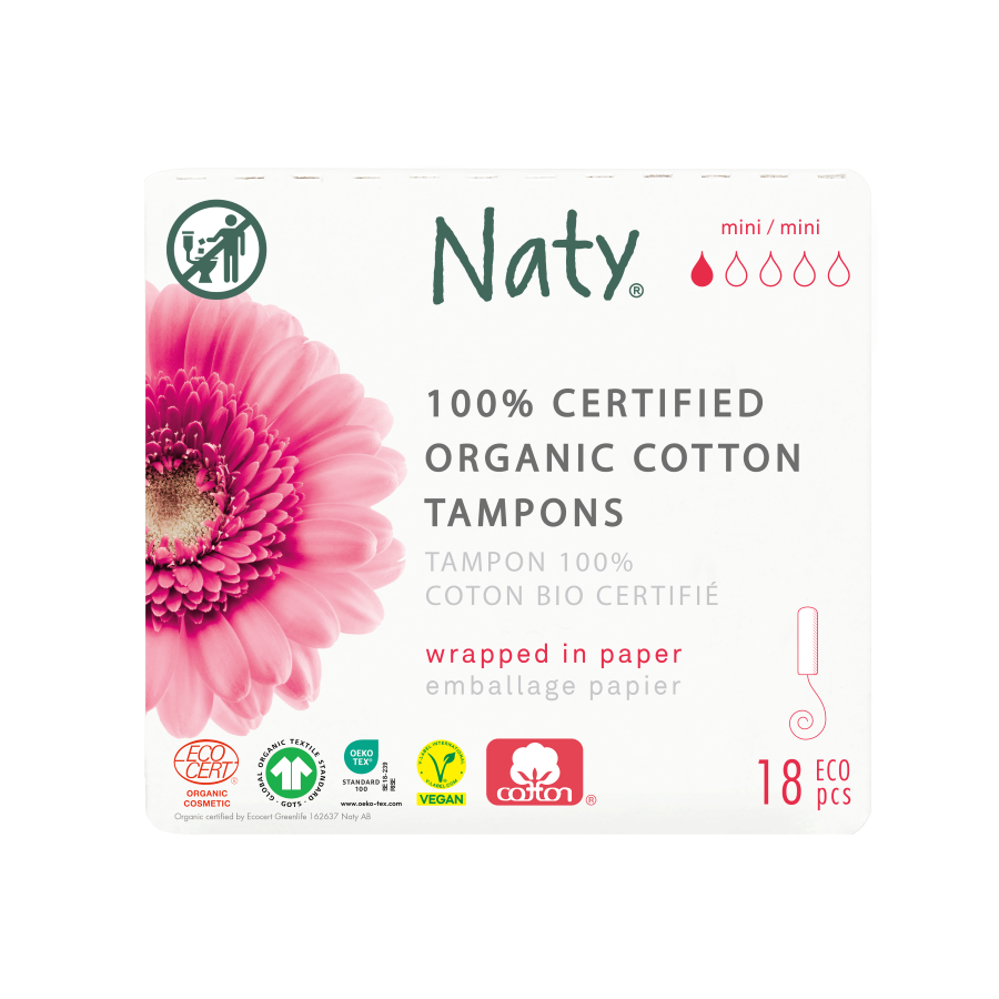 Levně Dámské tampóny Naty (18 ks) - mini