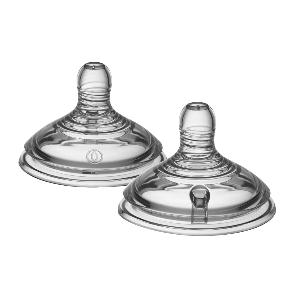 Tommee Tippee Natural Start ANTI-COLIC savička na lahev, extra pomalý průtok, 0m+, 2 ks