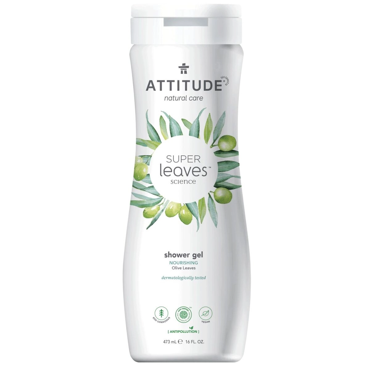 Sprchový gel ATTITUDE Super leaves - olivové listy 473 ml