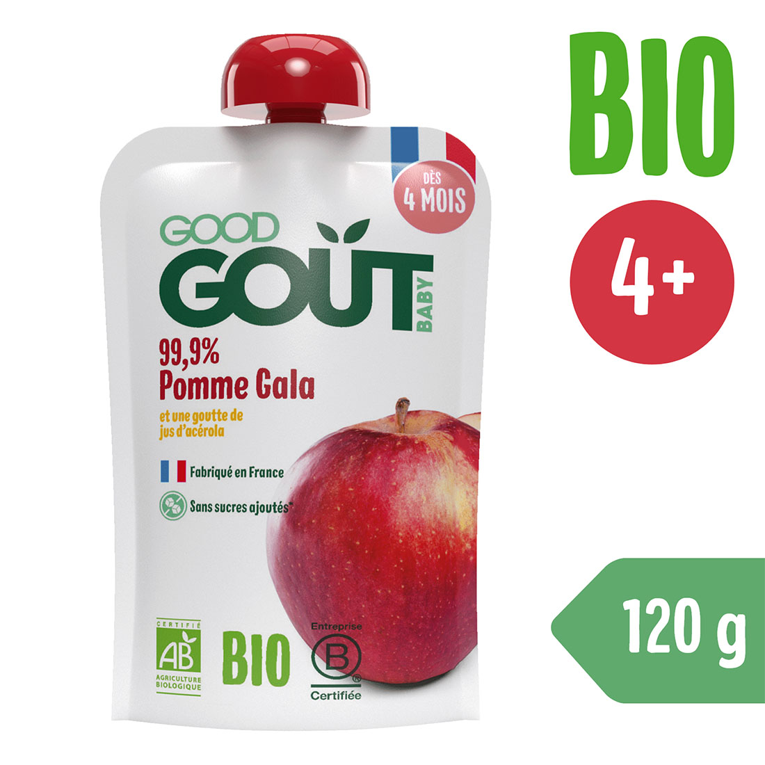 Good Gout BIO Jablko Gala (120 g)