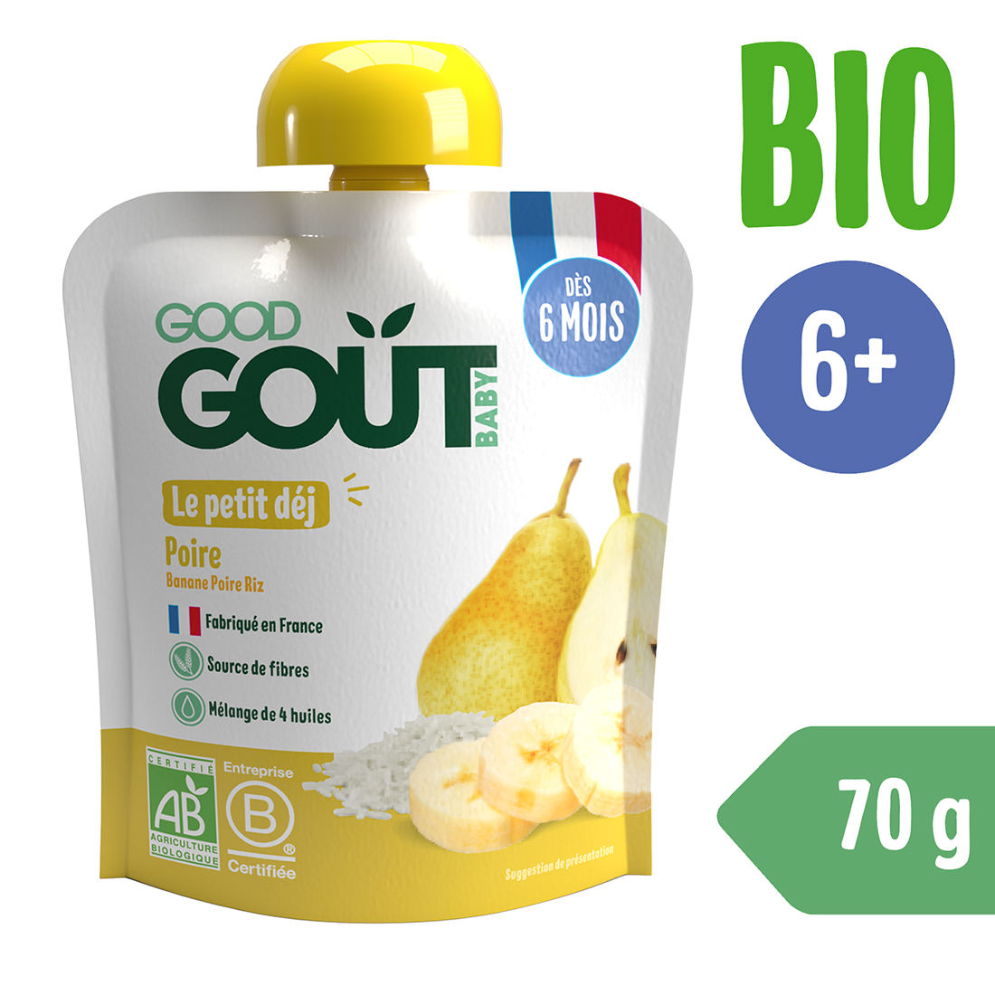 Good Gout BIO Hrušková snídaně (70 g)