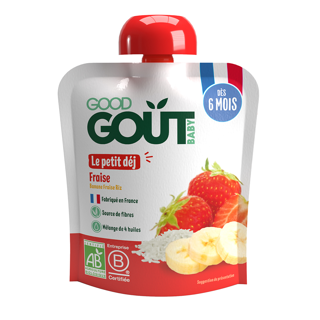 Good Gout BIO Jahodová snídaně (70 g)