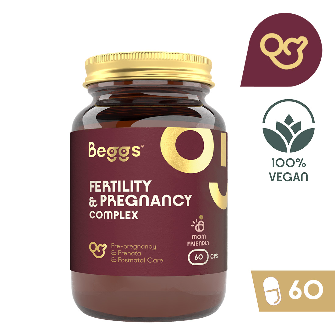 Beggs Fertility + Pregnancy Complex (60 cps.)
