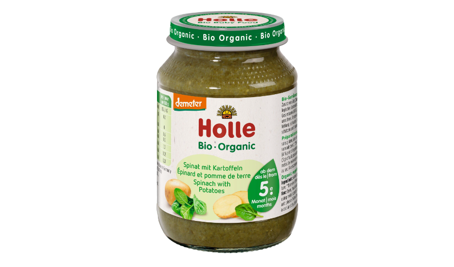 Levně Holle BIO Špenát s bramborem (190 g)