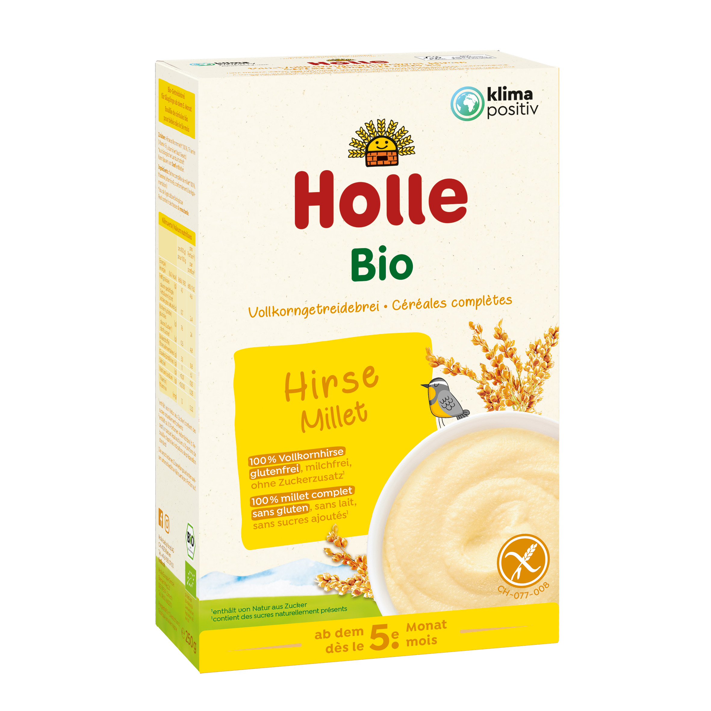 Levně Holle BIO Jahelná kaše (250 g)