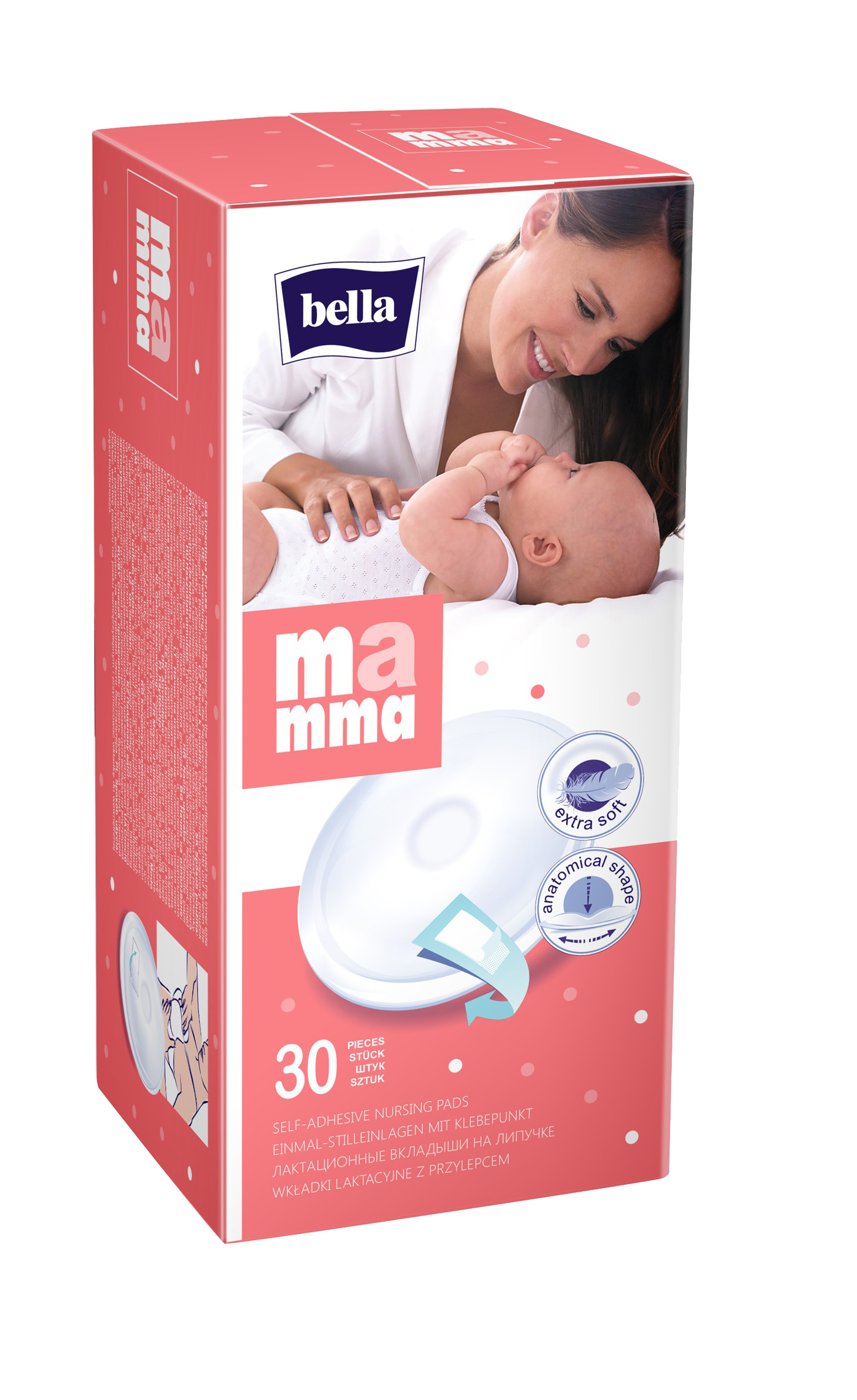 Bella Mamma Prsní vložky Basic (30 ks)