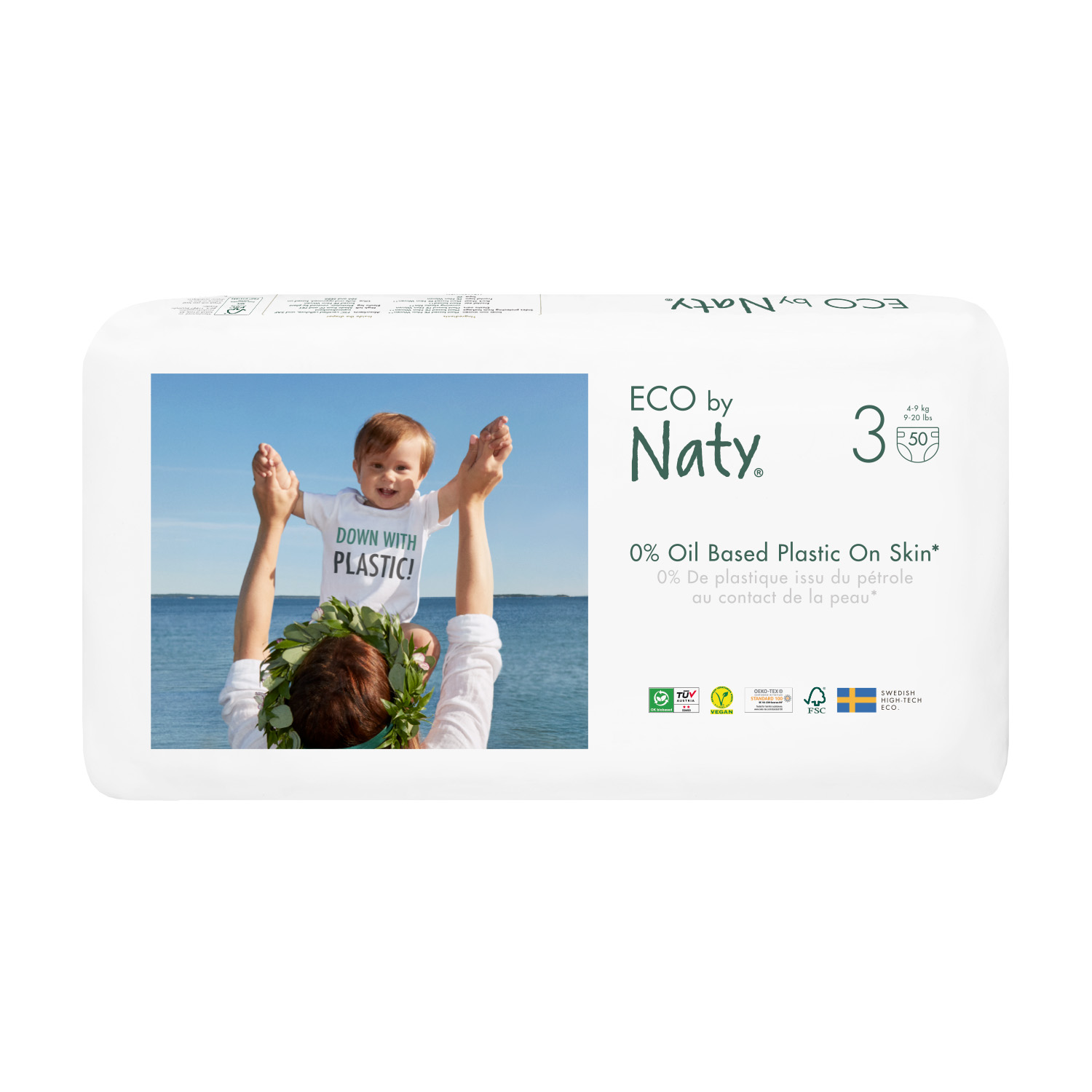 Eco by Naty Midi 4–9 kg (50 ks), eko plenky