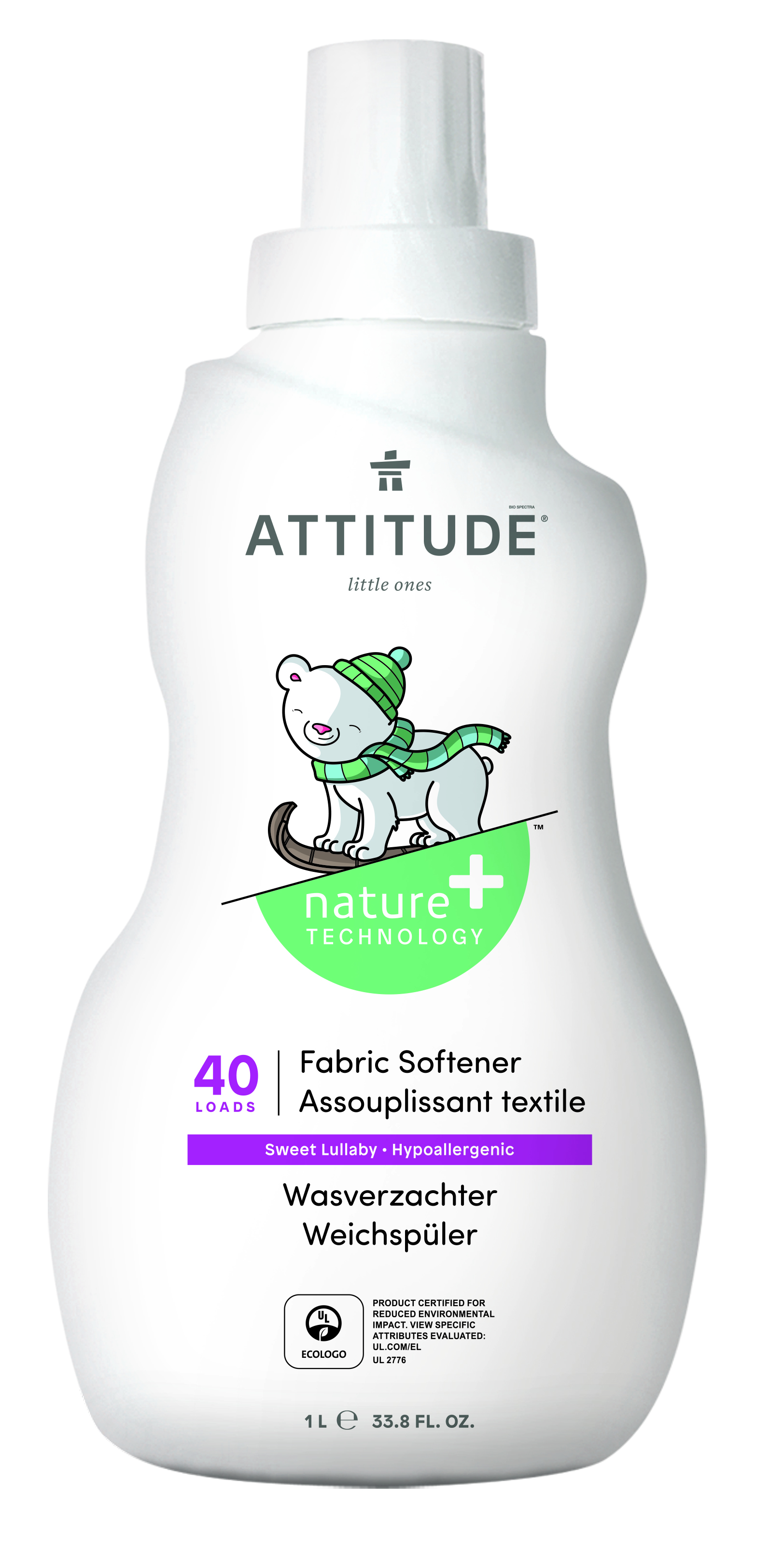 Attitude Aviváž s vůní Sweet Lullaby (1 l)