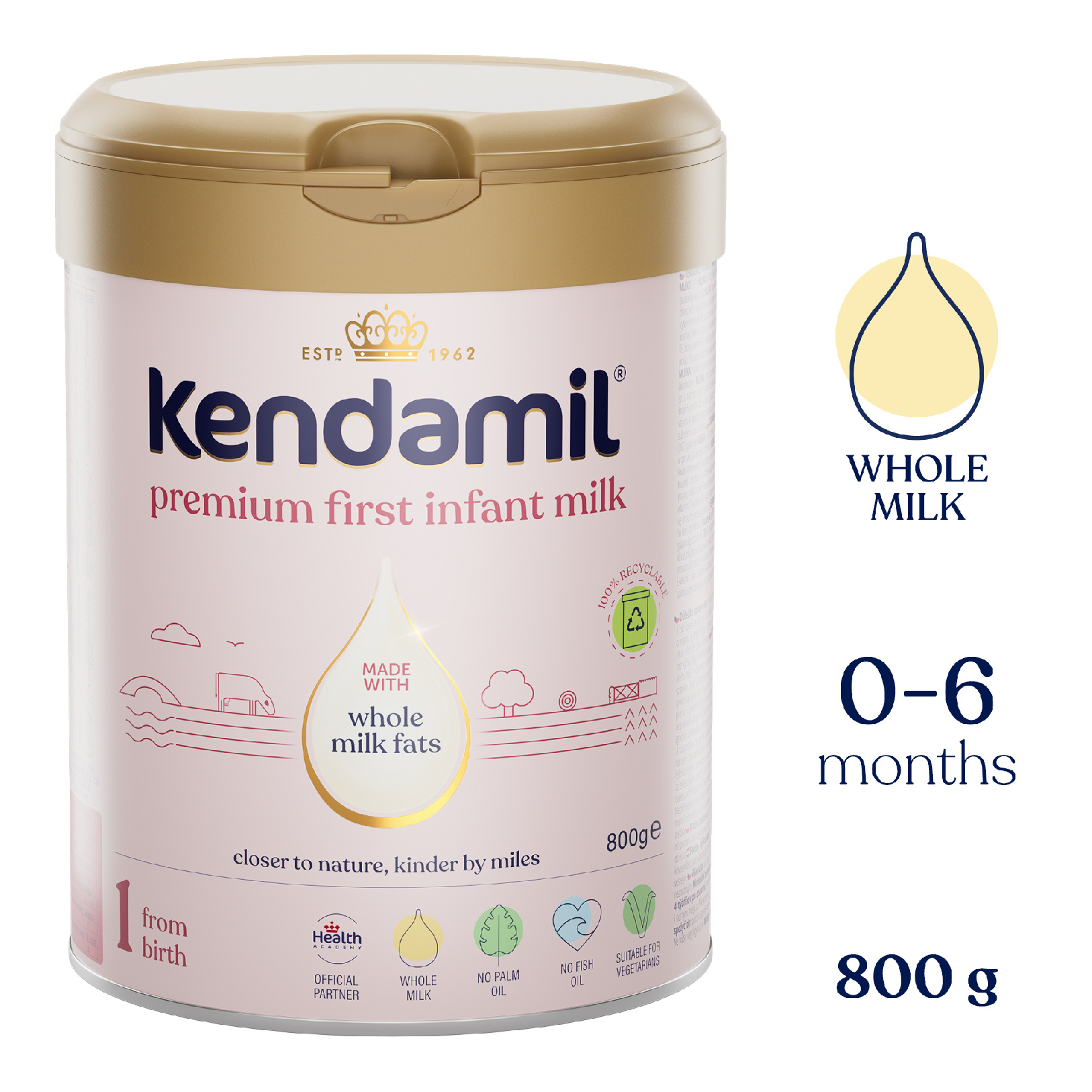 Levně Kendamil 1 Premium DHA+ 800 g