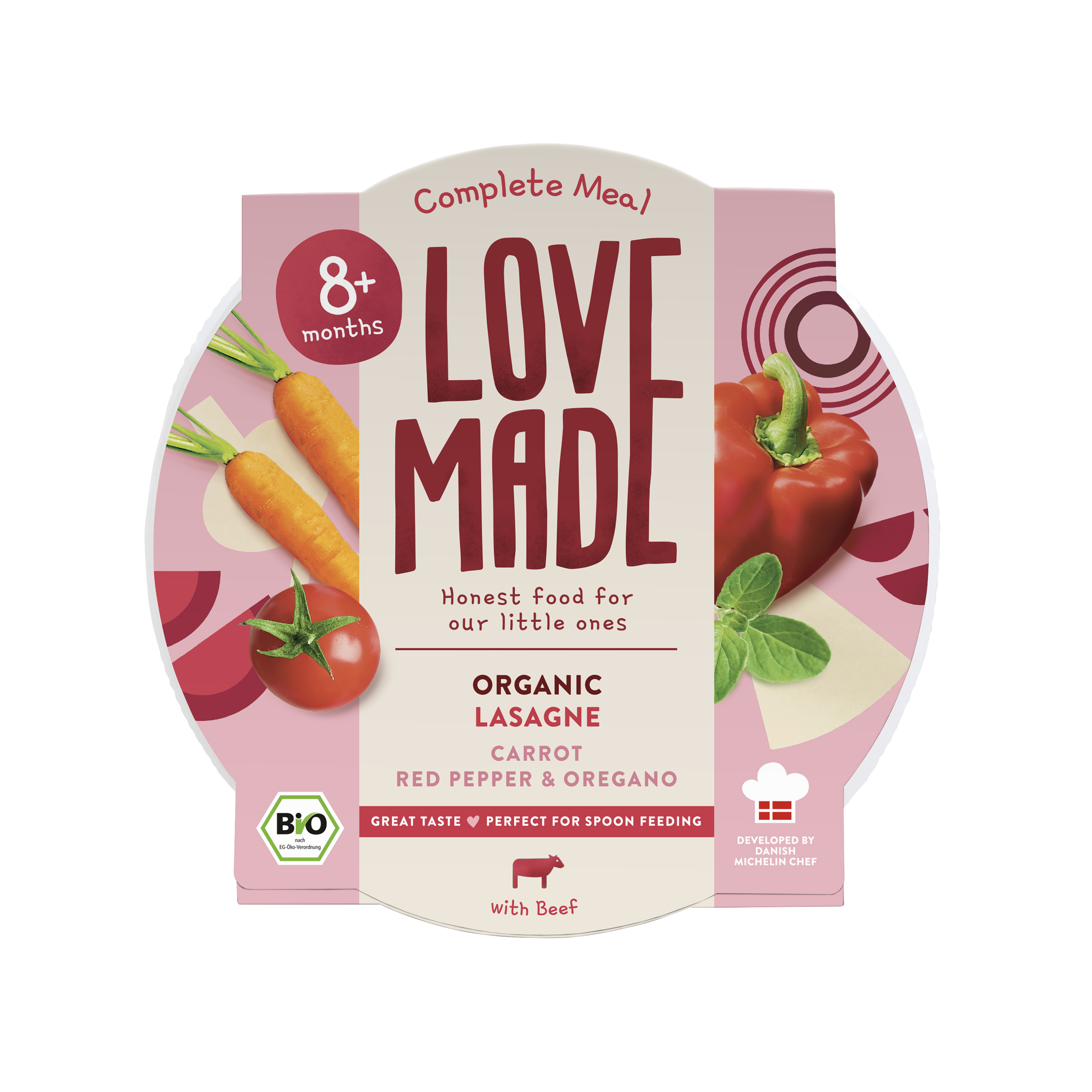 LoveMade BIO Dětské lasagne (185 g)