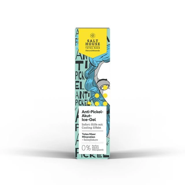 Salt House Natural Minerals Akutní chladivý gel proti akné, 15 ml