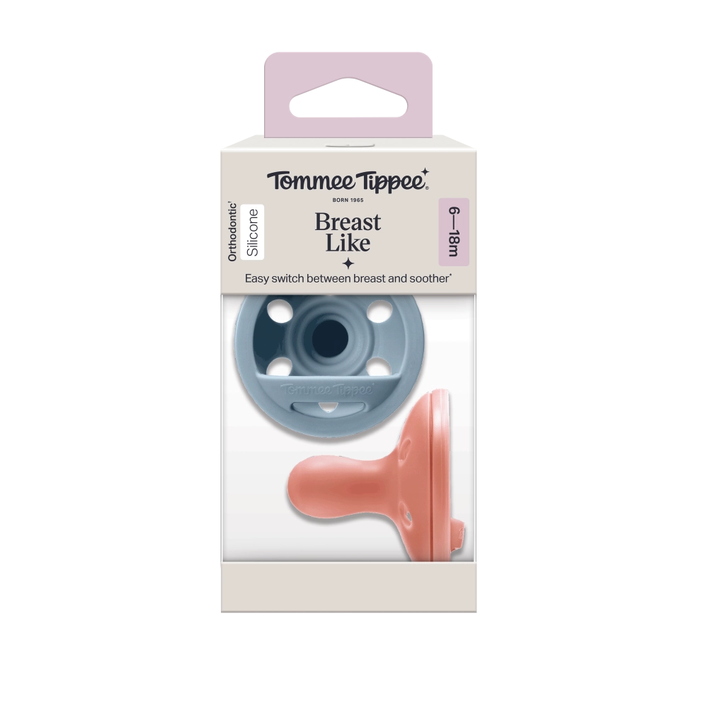 Tommee Tippee CTN Dudlík Breast-like 6-18m, 2 ks