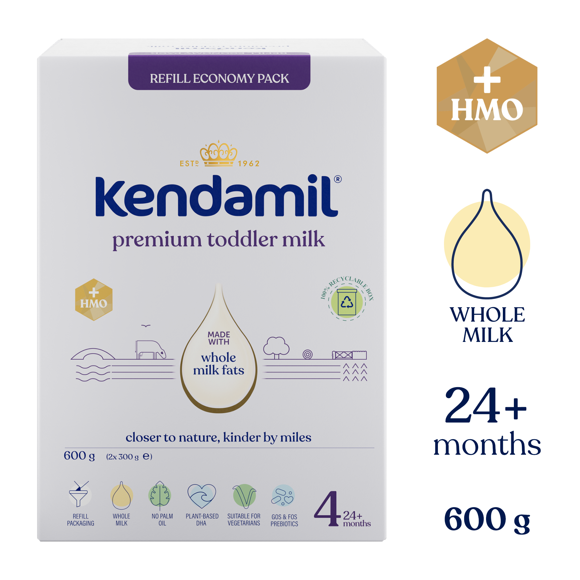 Levně Kendamil Premium 4​ HMO+ (600 g)