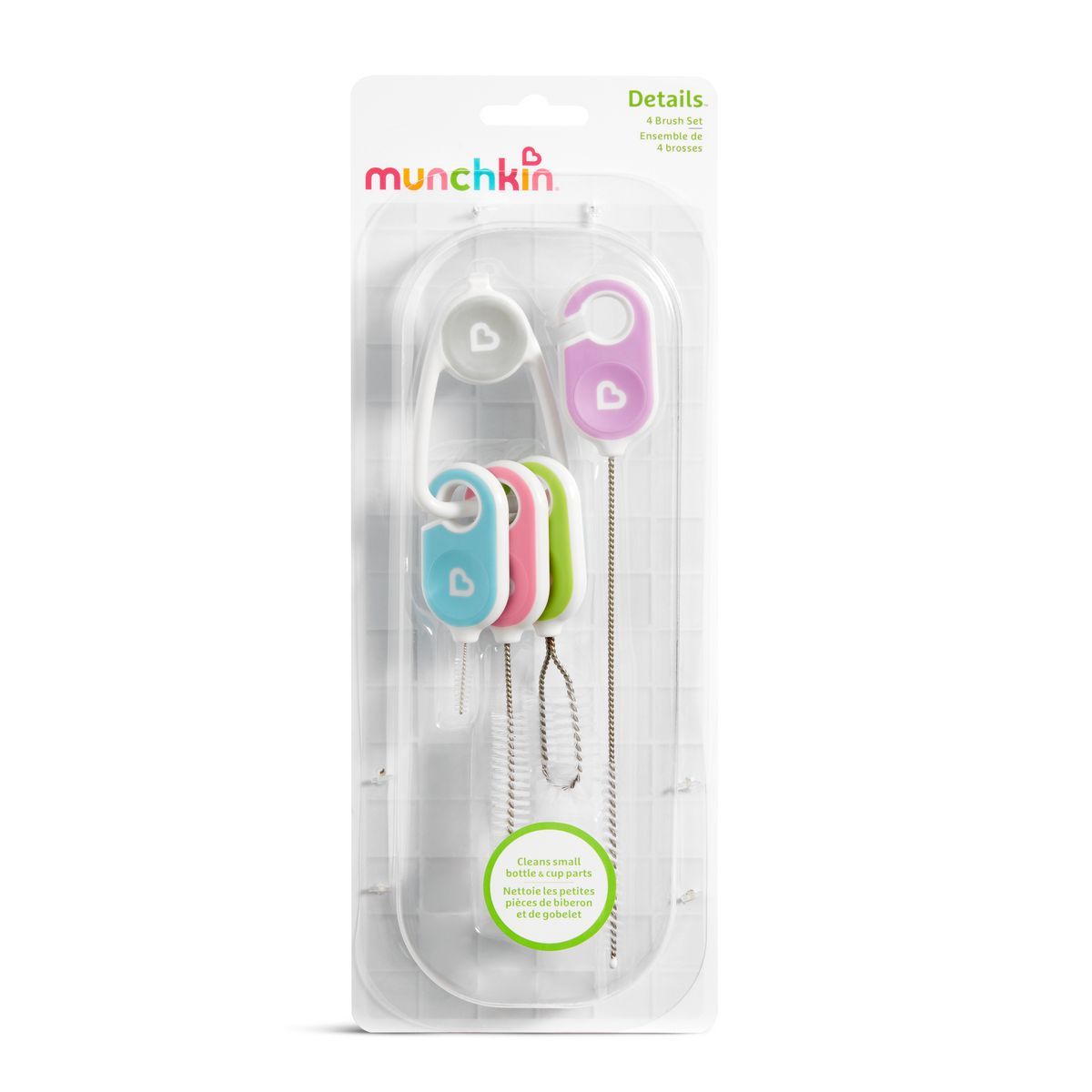 Levně Munchkin Detailní čístící kartáče, 4ks