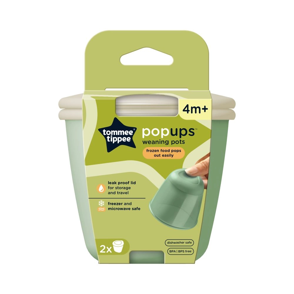 Tommee Tippee Sada Nádobek Na Jídlo Pop-up, 2 ks