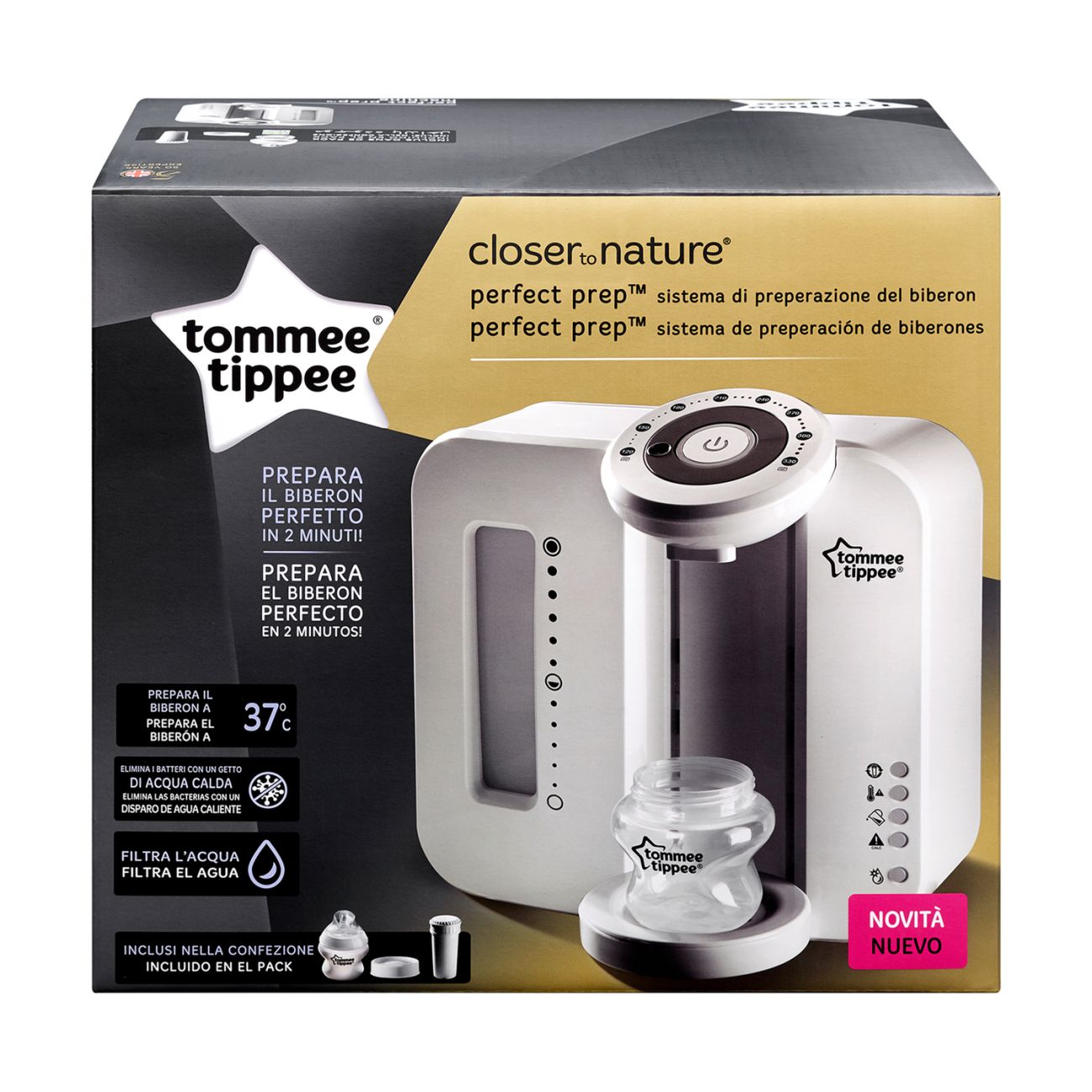 Tommee Tippee Perfect Prep přístroj na přípravu kojeneckého mléka, bílý