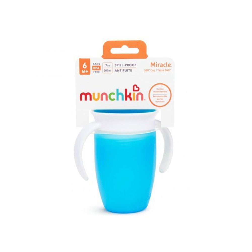 Munchkin Miracle 360° trainer cup modrý , 6 m+ (207 ml)