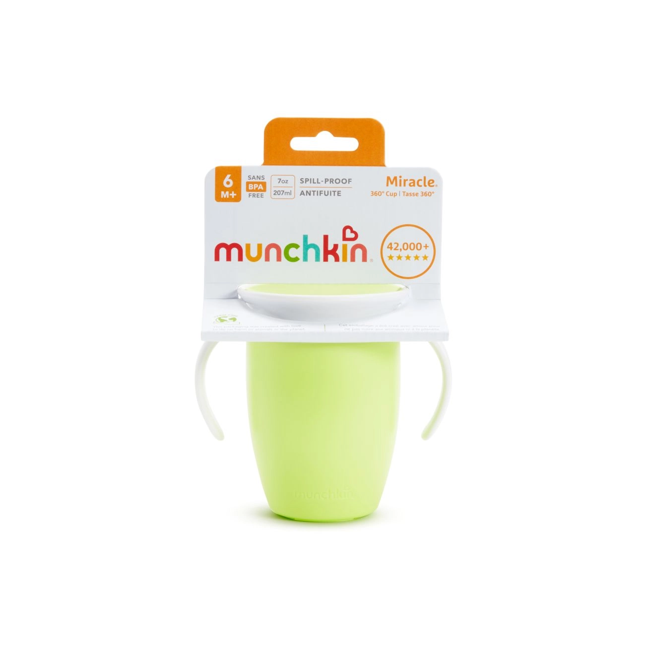 Munchkin Miracle 360° trainer cup zelený, 6 m+ (207 ml)