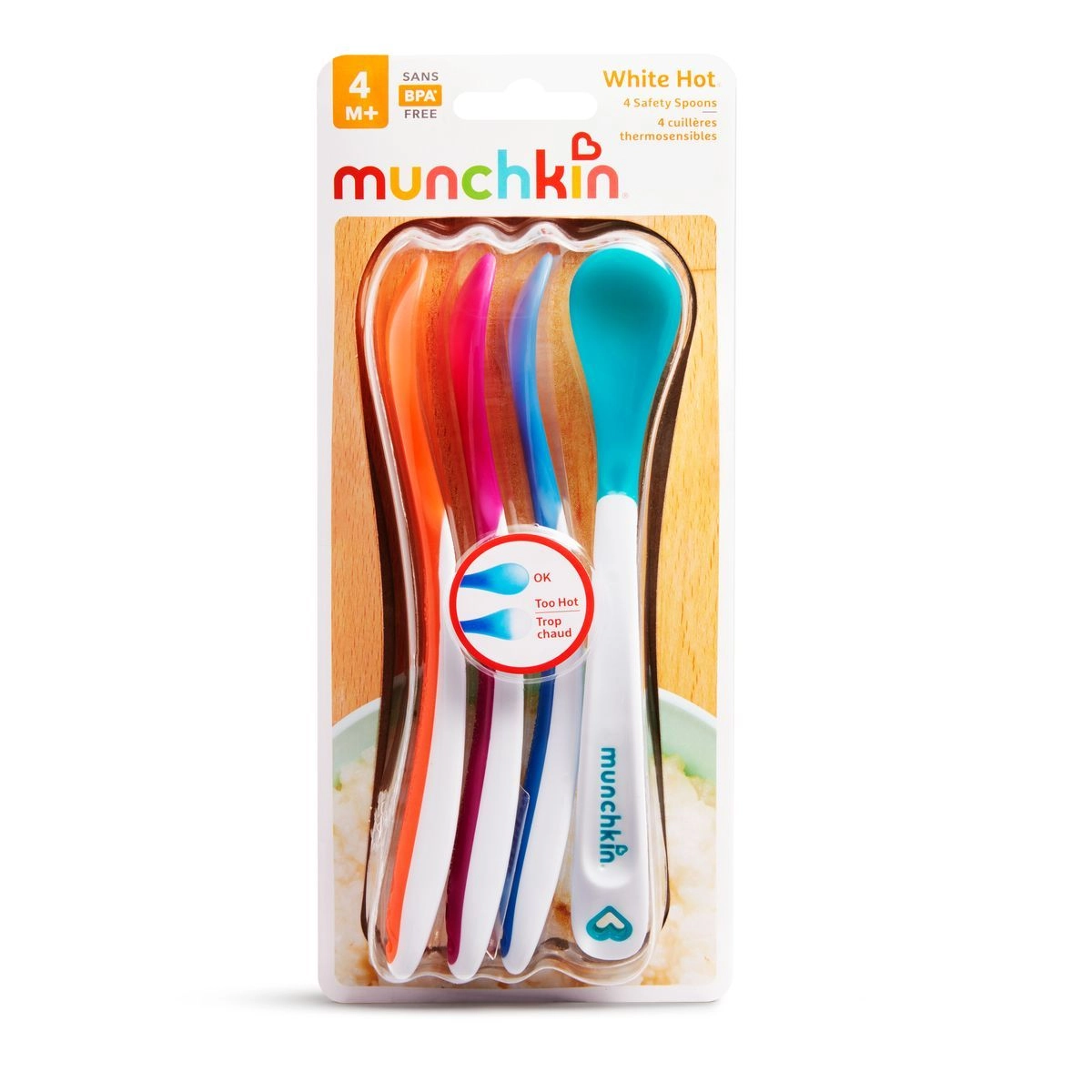Munchkin Plastové termolžičky (4 ks)