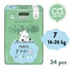 Muumi Baby Pants 7 XL 16-26 kg (34 ks), kalhotkové eko pleny