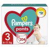 Pampers Pants Měsíční balení plenkových kalhotek vel. 3 (204 ks)