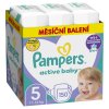 Pampers Active Baby Měsíční balení dětských plenek vel. 5 (150 ks)