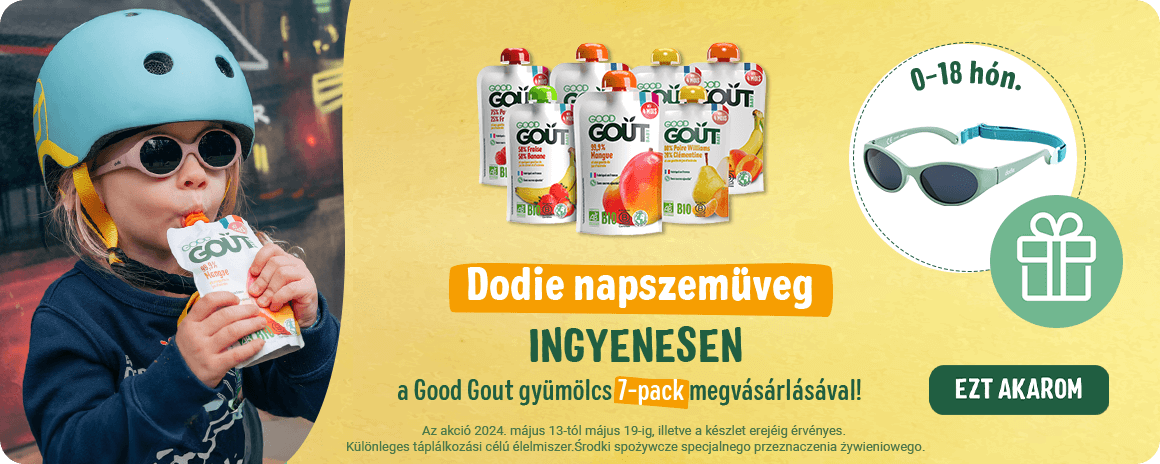 DODIE napszemüveg INGYENESEN a Good Gout megvásárlásával