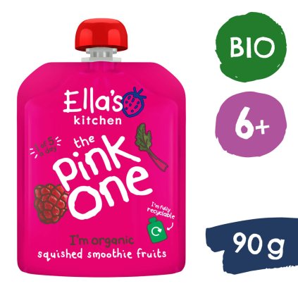 Ella's Kitchen BIO PINK ONE gyümölcs smoothie rebarbarával (90 g)