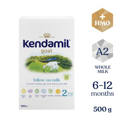 Kendamil 2 kecsketej alapú anyatej-kiegészítő tápszer (500 g)