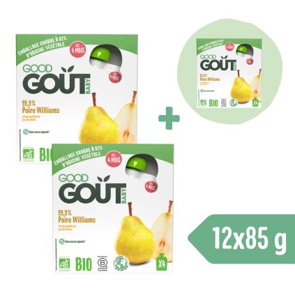 2+1 INGYEN: Good Gout BIO Gruszka (4x85 g)