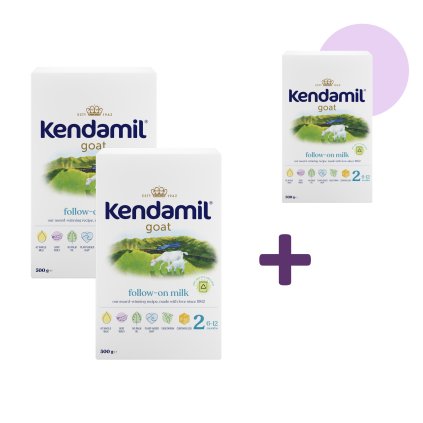 2+1 INGYEN Kendamil 2 kecsketej alapú anyatej-kiegészítő tápszer (500 g)