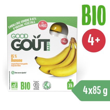 Good Gout BIO Banán (4x85 g), exp. 03.03.2026