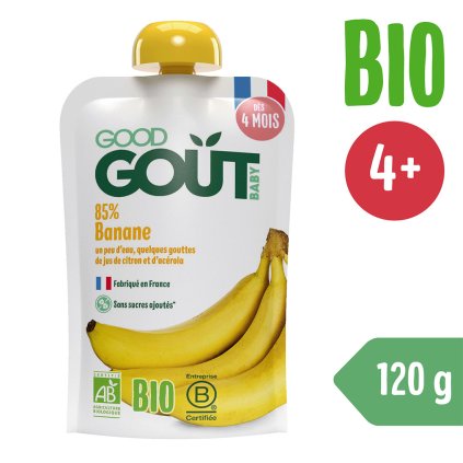 Good Gout BIO Banán (120 g), exp.28.02.2026