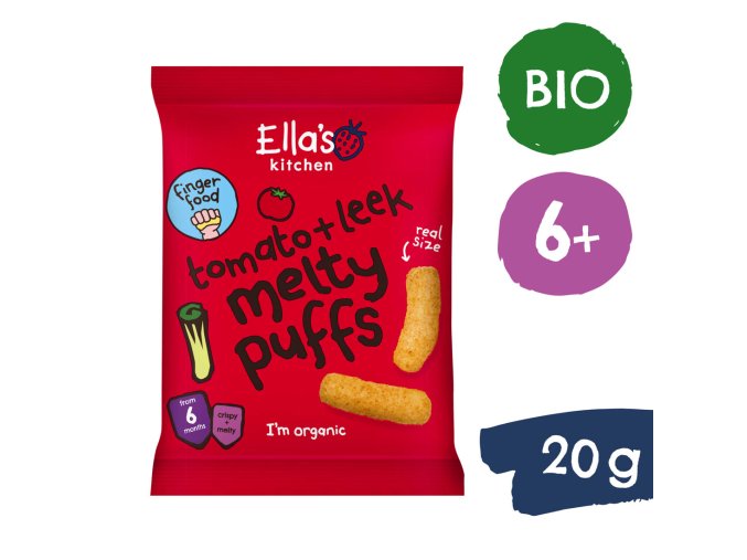Ella's Kitchen BIO Paradicsomos-póréhagymás chips (20 g)