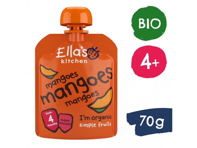 Ella's Kitchen BIO Mangó snack (70 g)