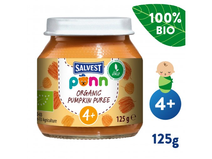 SALVEST Põnn BIO Sütőtökpüré (125 g)