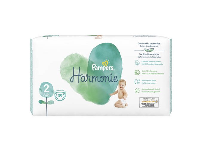 Pampers Harmonie Value Pack Baba pelenka 2 mér. (39 db)