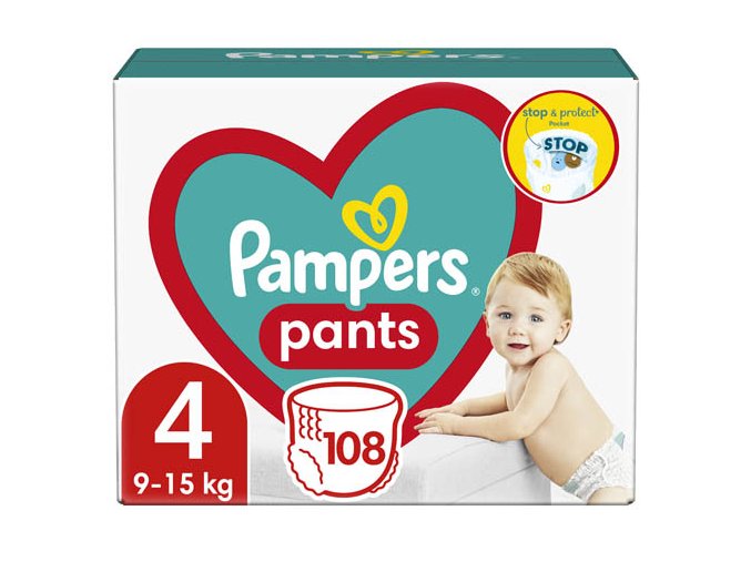 Pampers Pants Mega Box Bugyi pelenka 4 mér. (108 db)