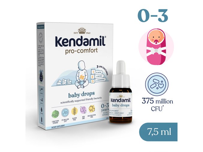 Kendamil pro-comfort cseppek gyerekeknek (7,5 ml), étrend-kiegészítő