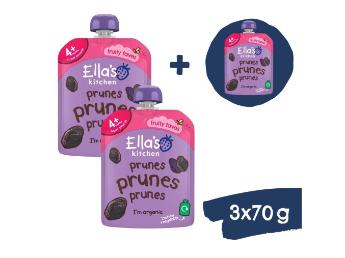 2+1 INGYEN: Ella's Kitchen BIO Szilva snack (70 g)