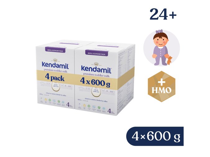 4x Kendamil Premium 4​ HMO+ (600 g)