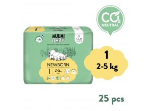 Muumi Baby 1 Newborn 2-5 kg (25 db), öko pelenka