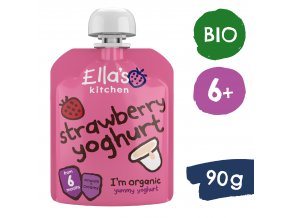 Ella's Kitchen BIO Eper joghurttal (90 g)